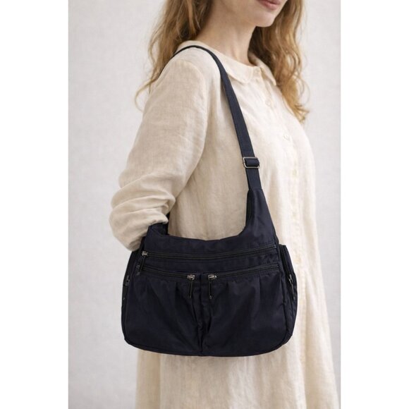 Volganik Rock Handbags - Vintage 90s Volganik Rock Multi Pocket Nylon Washable Travelers Crossbody Bag